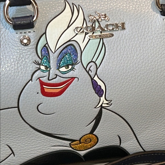 Coach Disney x Coach Rowan NWT Satchel with Ursula Motif - Picture 5 of 14